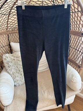 Old Navy Velvet Soft Black Leggings Medium
